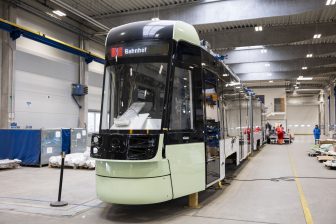 Škoda ForCity Plus FCB trams taking shape in Germany