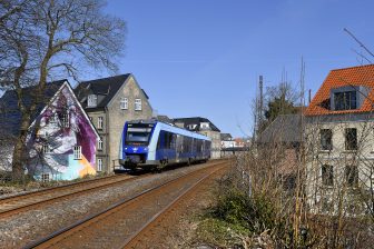 Nordjyske Jernbaner train