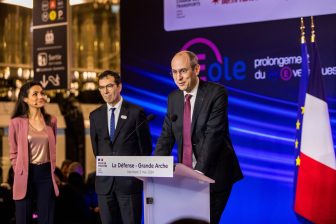 Matthieu Chabanel, Chairman and CEO of SNCF Réseau, at inauguration ceremony on 6 May 2024.