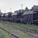 Tanks on rails in Poland